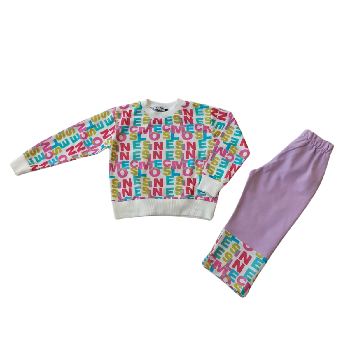 YAZI BASKILI EŞOFMAN TAKIM