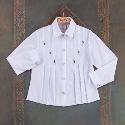 5-8 YAŞ KIZ ÇOCUK OKUL GÖMLEĞİ