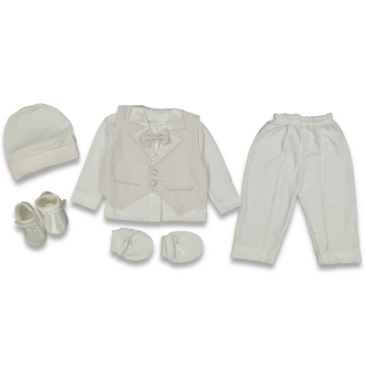 BABYSHAHKİDS 2214-ERKEK 6/6 AY CLASSIC ERKEK MEVLÜT TAKIMI