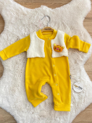 BEBE 3/9 AY WELSOFTLU TİGER BOLEROLU TULUM