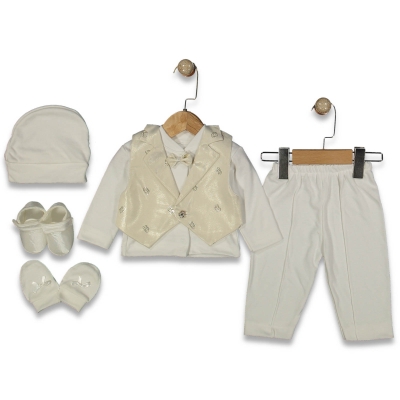 BEBE CLASSİC TAÇ NAKIŞLI MEVLÜTLÜK TAKIM