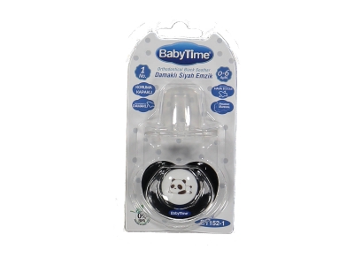 BEBE SİL.EMZİK DAMAK KOR.KAP.SİYAH GÖVDE