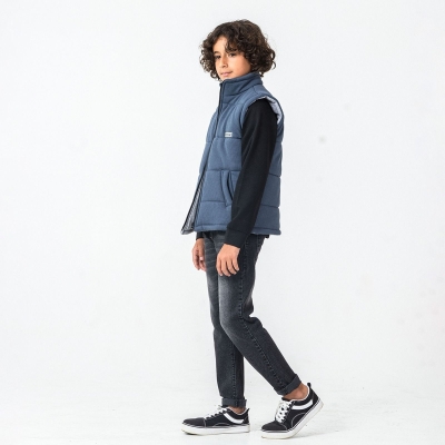 ERKEK 10/13 YAŞ KOT PANTALONLU CEKETLİ ÜÇLÜ TAKIM