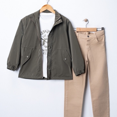 ERKEK 10/13 YAŞ NEW PORT YAĞMURLUK 3'LÜ TAKIM