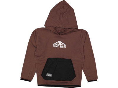ERKEK 10/13 YAŞ PERSPECTİVE BASKILI PARMAK GEÇMELİ KAPŞONLU SWEAT