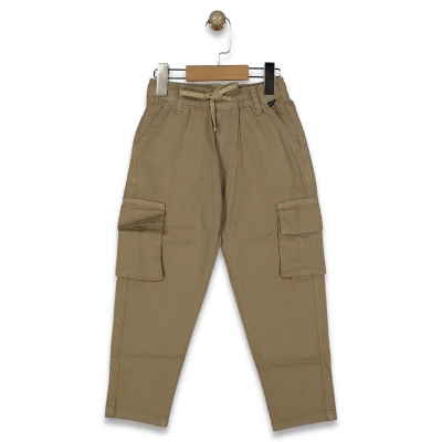 ERKEK 11/15 YAŞ KETEN BEL İP BAĞLAMALI PANTALON