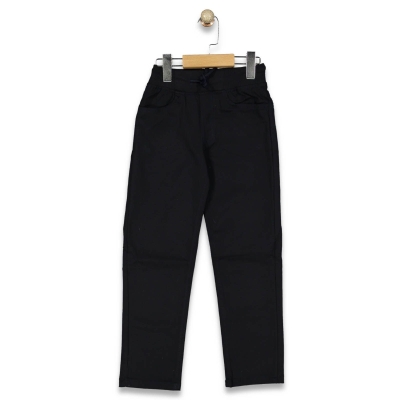 ERKEK 11/16 YAŞ ORTAOKUL DÜZ PAÇA KETEN PANTOLON