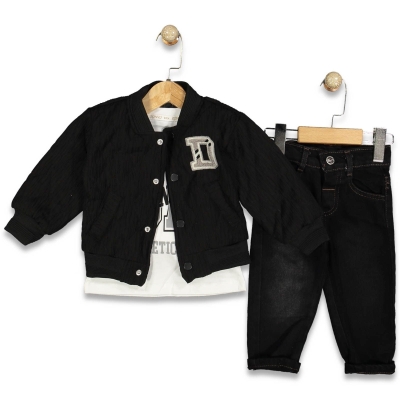 ERKEK 1/4 YAŞ D NAKIŞLI MONT 3 LÜ TAKIM