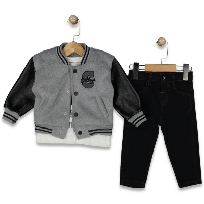 ERKEK 1/4 YAŞ KAŞE MONT 3 LÜ TAKIM