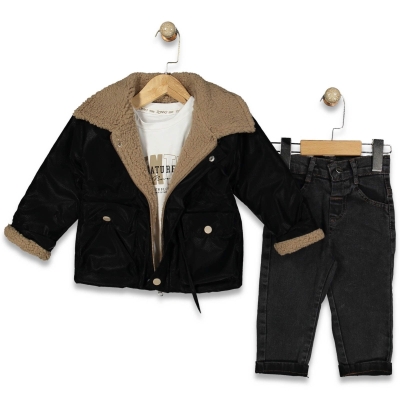 ERKEK 1/4 YAŞ KÜRK MONT TAKIM