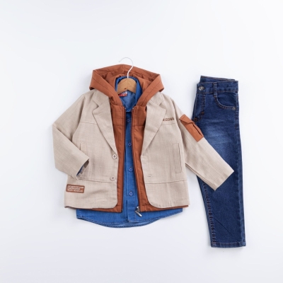 ERKEK 1/4 YAŞ NIX ARIZONA CEKETLİ 4 LÜ TAKIM