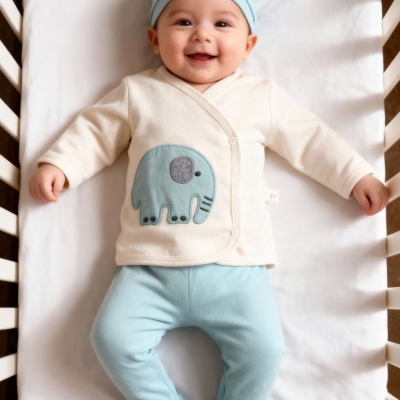 ERKEK 1/6 AY FİL NAKIŞLI TAKIM