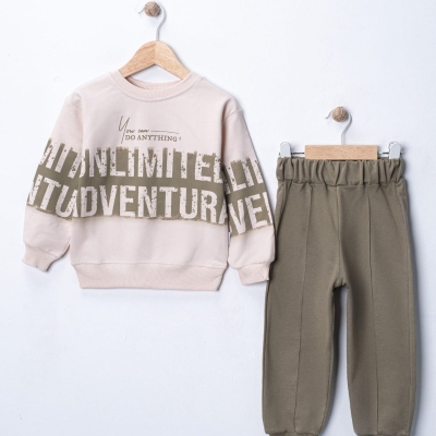 ERKEK 2/5 YAŞ ADVENTURA BASKILI ERKEK TAKIM