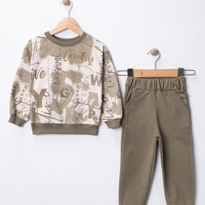 ERKEK 2/5 YAŞ CREATİVE BASKILI TAKIM