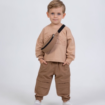 ERKEK 2/5 YAŞ EMBOS BASKILI ÇANTA TAKIM