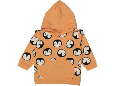 ERKEK 2/5 YAŞ PENGUEN BASKILI KAPŞONLU SWEAT