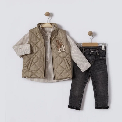 ERKEK 2/5 YAŞ SÜZİNE LA NAKIŞLI 3 LÜ TAKIM