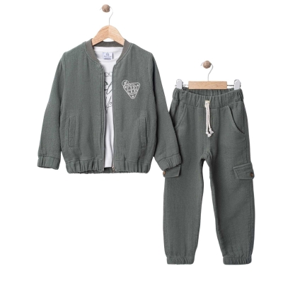 ERKEK 2/6 YAŞ BE LİVE  HIRKALI 3'LÜ  TAKIM