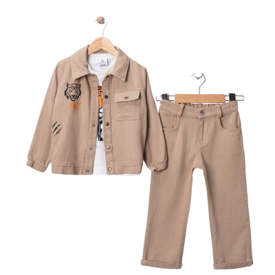 ERKEK 2/6 YAŞ BNT  KAPLANLI 3'LÜ  TAKIM