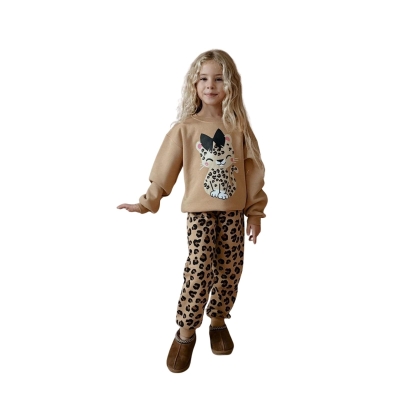 ERKEK  3/10 YAŞ KIZ 3/10 LEOPAR TAKIM