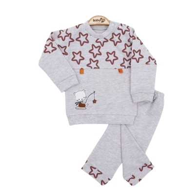 ERKEK 3/12 AY YILDIZ NAKIŞLI 2,Lİ SWEAT  TAKIM