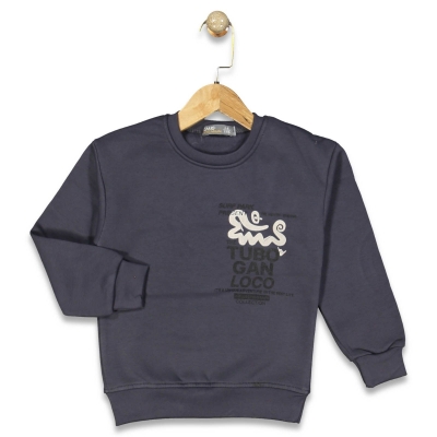 ERKEK 3/12 YAŞ TUBO GAN LOCO BASKILI SWEAT