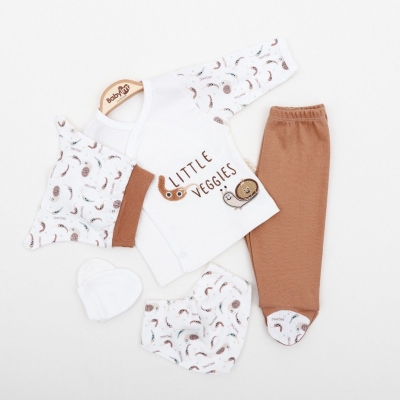 ERKEK 3/3 AY LİTTLE VEGGİES 5Lİ ZIBIN TAKIM