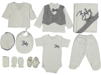 ERKEK 3/3 AY YELEKLİ 10 LU ZIBIN SET