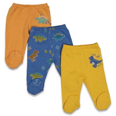 ERKEK 3/6 AY DİNO BASKILI TEK ALT