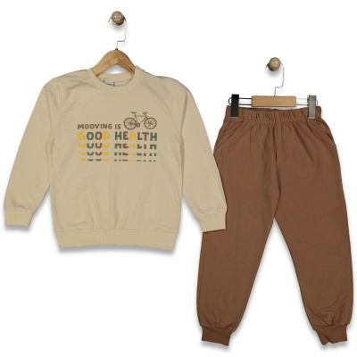 ERKEK 3/6 YAŞ BİSİKLET BASKILI TAKIM