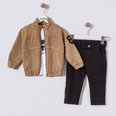 ERKEK 3/6 YAŞ CUTEW 3LU TAKIM