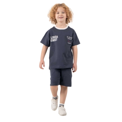 ERKEK 3/6 YAŞ FLORİDA BASKILI PENYE İKİLİ TAKIM