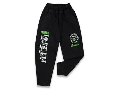 ERKEK 3/7 YAŞ KEMERLİ SINCE HM2 BASKILI KOT PANTALON