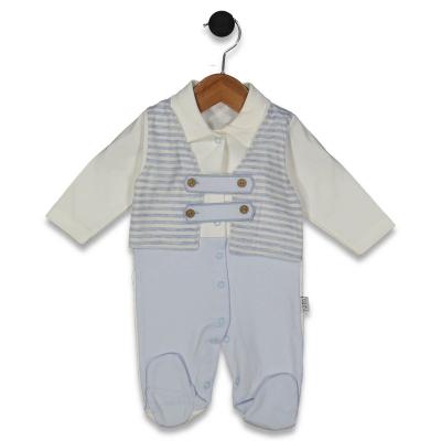 ERKEK 3/9 AY ÇİZGİLİ YELEKLİ APOLETLİ TULUM