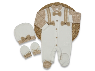 ERKEK 3/9 AY KETEN ŞERİTLİ FİYONKLU TULUM SET