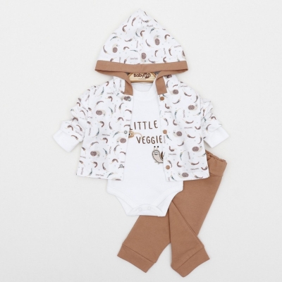 ERKEK 3/9 AY LITTLE 3LÜ KAPŞONLU TAKIM