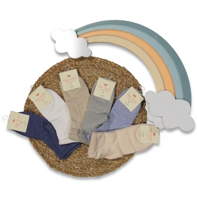 ERKEK 5/7 YAŞ 6LI ASORTİLİ ERKEK SOKET ÇORAP