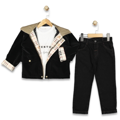 ERKEK 5/8 YAŞ CEKET 3 LÜ TAKIM