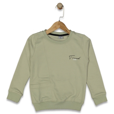 ERKEK 5/8 YAŞ CFIDE CEPLİ SIFIR YAKA SWEAT