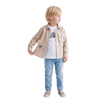 ERKEK 5/8 YAŞ GRAGE SUICE BASKILI 2 Lİ TAKIM