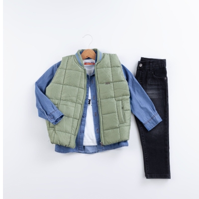 ERKEK 5/8 YAŞ SUB 5 CRIBE BASKILI 4 LÜ TAKIM