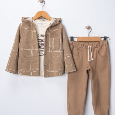 ERKEK 6/10 YAŞ ERKEK HIRKALI 3&#039;LÜ TAKIM