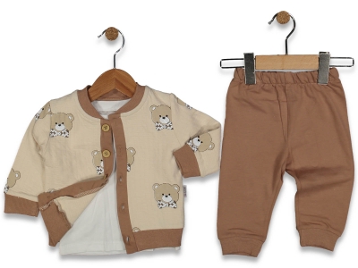 ERKEK 6/18 AY KAPİTONELİ 3LÜ AYICIKLI TAKIM