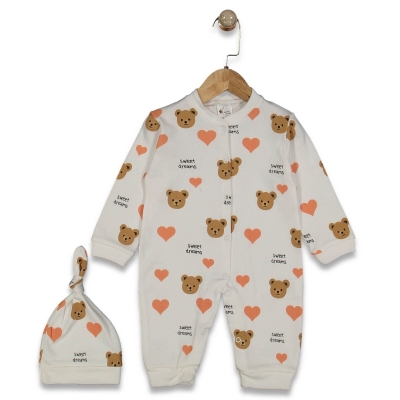 ERKEK 6/18 AY KAPLİ AYI BASKILI TULUM