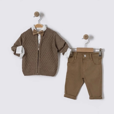 ERKEK 6/18 AY KARELİ 3 LÜ TRİKO TAKIM