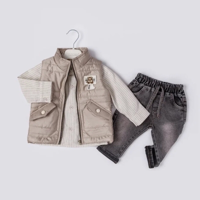 ERKEK 6/18 AY TORBA CEP YELEKLİ YELEKLİ TAKIM