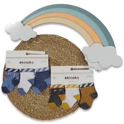 ERKEK 6/6 AY 12&#039;Lİ PHİL ERKEK BEBE MEVSİMLİK SOKET