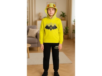 ERKEK 7/10 YAŞ BATMAN BASKILI 2Lİ TAKİM