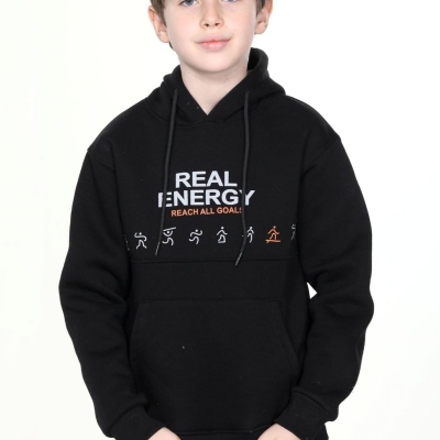 ERKEK 7/10 YAŞ KAPŞONLU ÇOCUK SWEAT