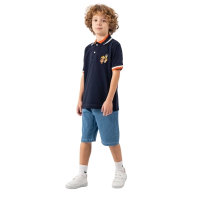 ERKEK 7/10 YAŞ PELİKAN NAKIŞLI  KOT KAPRİLİ LAKOS